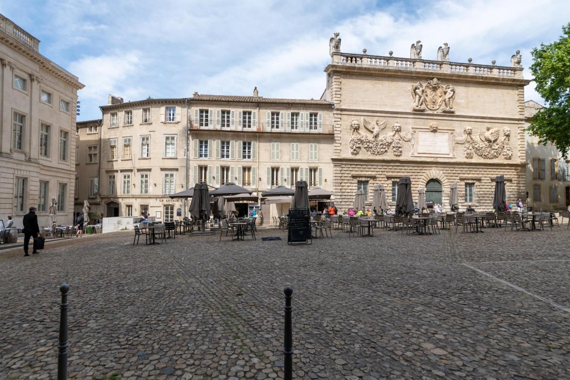 アヴィニョンBien D'Exception En Face Du Palais Des Papesアパートメント エクステリア 写真